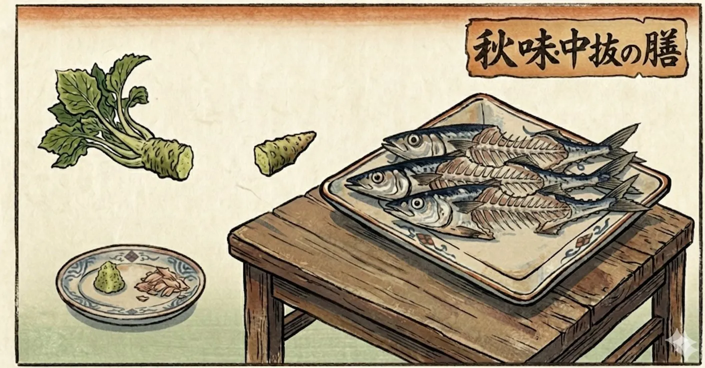 秋味中抜の膳
