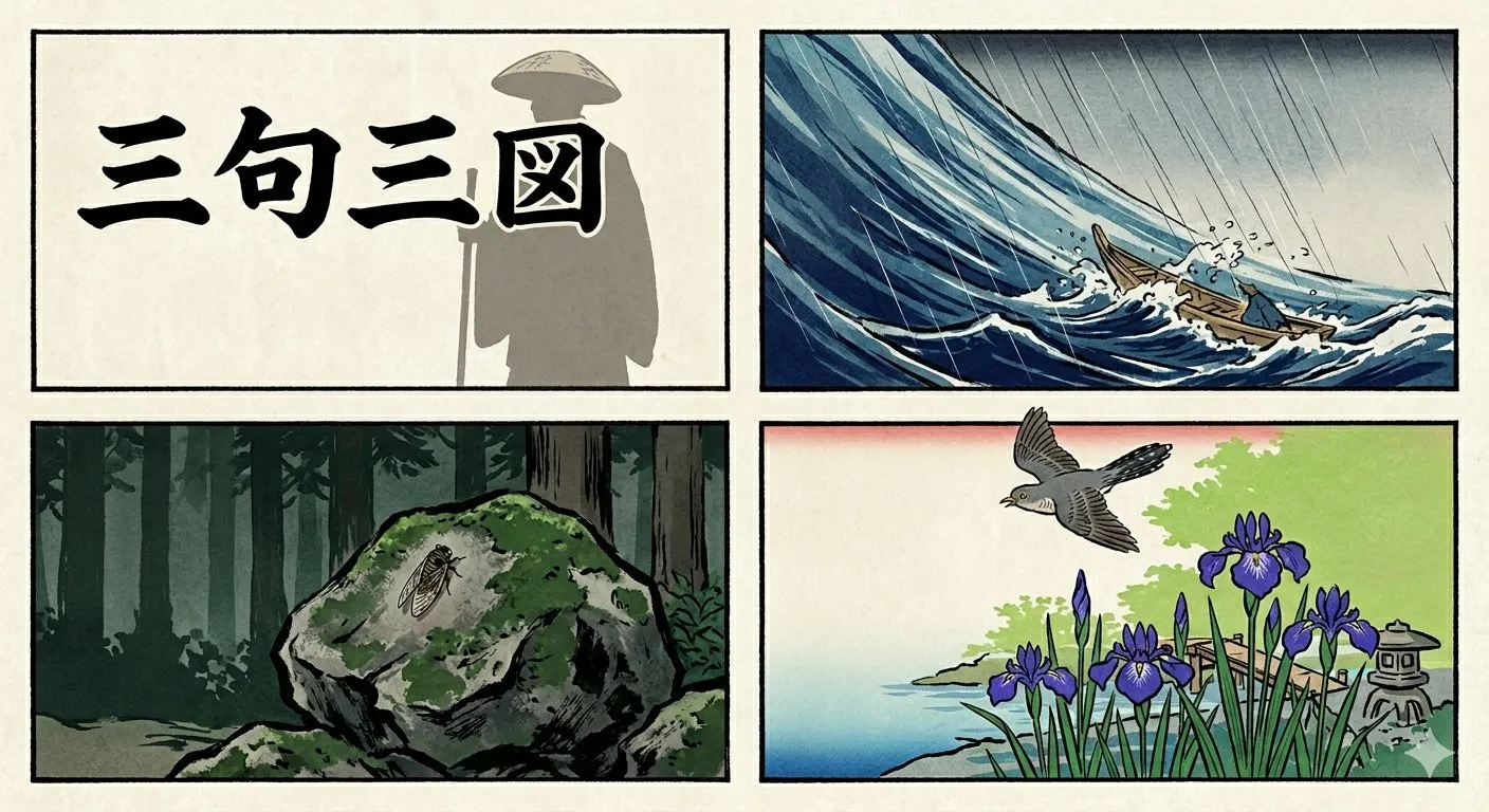 三句三図・露の間の三景